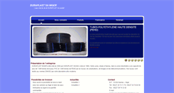 Desktop Screenshot of duraplastniger.com